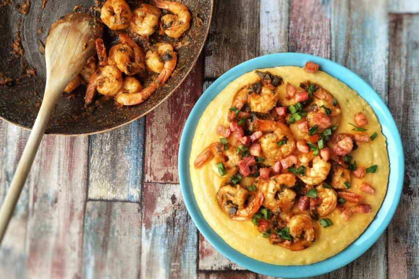 ricetta shrimp and grits